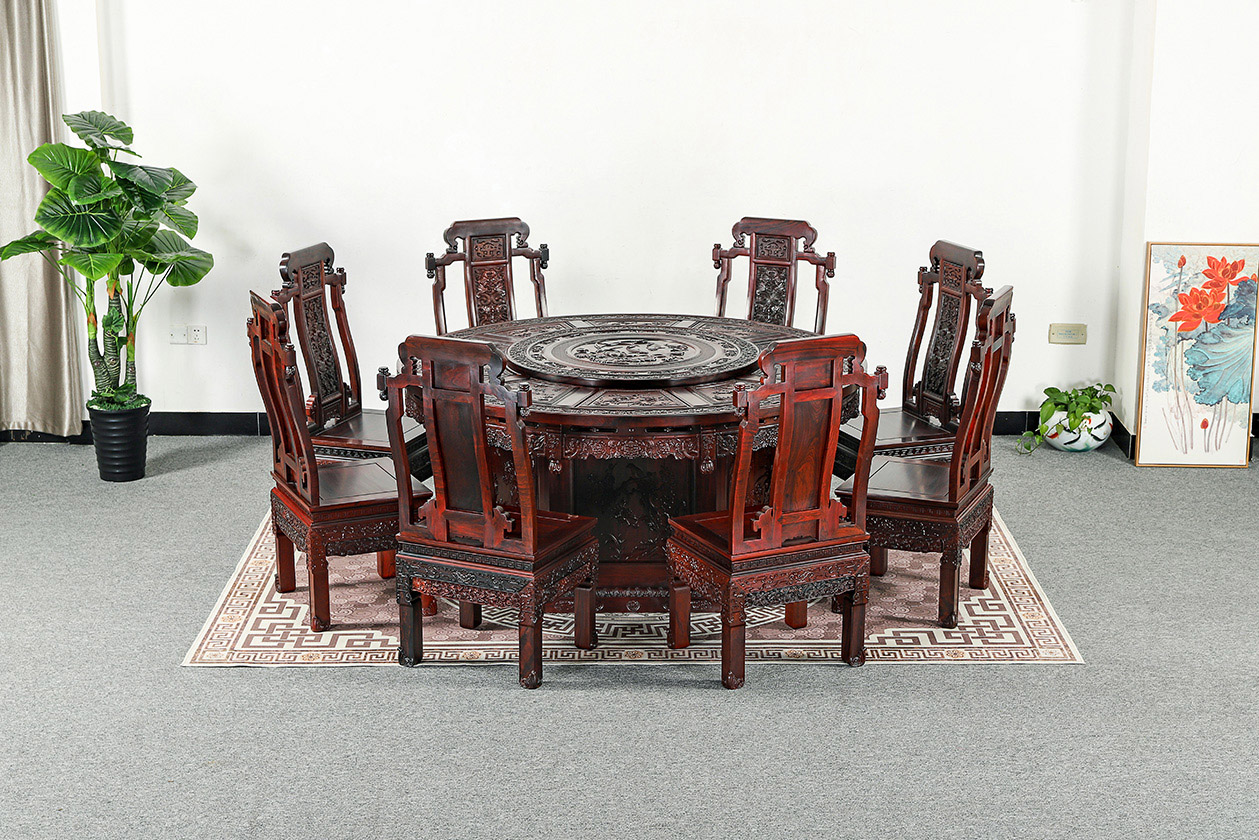 莲年有鱼餐桌九件套